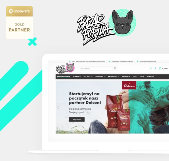 Shopware 6 with Baselinker and ERP Optima integrations for Bazar Pupila